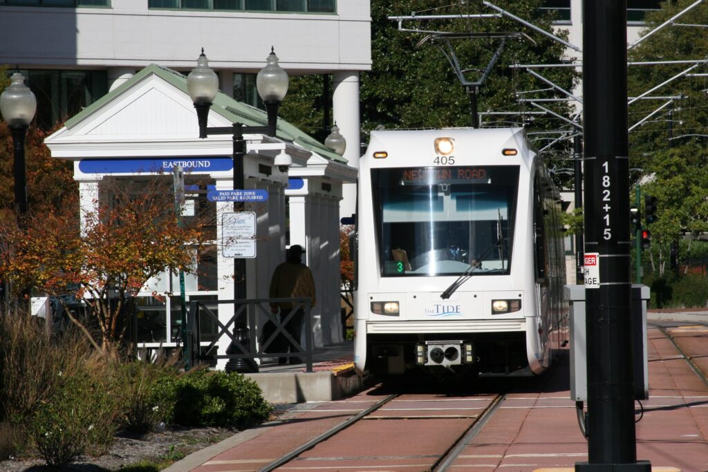 The Tide Light Rail Transit System